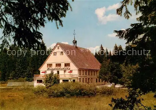 AK / Ansichtskarte Voehrenbach Gasthof Pension Friedrichshoehe im Schwarzwald Voehrenbach