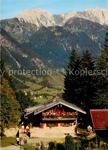 AK / Ansichtskarte Bad_Oberdorf Bergwirtschaft Pension Horn Allgaeuer Alpen Bad_Oberdorf