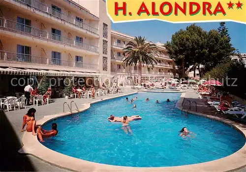 AK / Ansichtskarte Cala_Ratjada_Mallorca Hotel Alondra Swimming Pool Cala_Ratjada_Mallorca