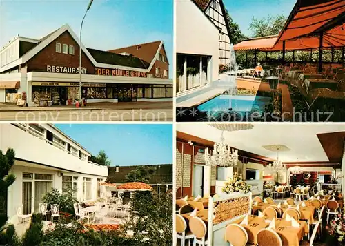 AK / Ansichtskarte Stukenbrock Hotel Restaurant Der kuehle Grund Wasserorgel Stukenbrock