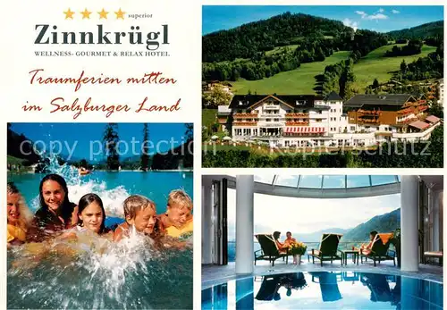 AK / Ansichtskarte St_Johann_Tirol Wellness Hotel Zinnkruegel Hallenbad Freibad St_Johann_Tirol