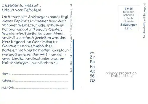 AK / Ansichtskarte St_Johann_Tirol Wellness Hotel Zinnkruegel Hallenbad Freibad St_Johann_Tirol