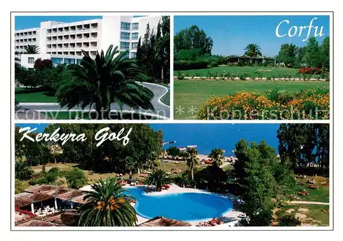 AK / Ansichtskarte Corfu Kerkyra Golfresort Hotel Swimming Pool Parkanlagen Corfu