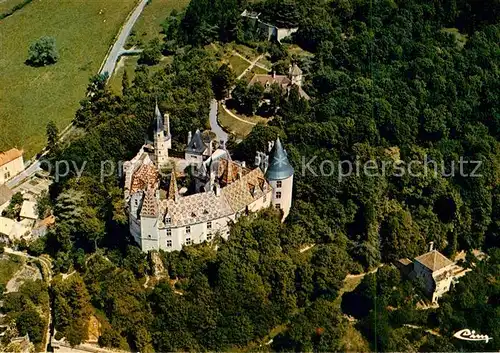 AK / Ansichtskarte La_Rochepot_21_Cote d_Or Chateau vue aerienne 
