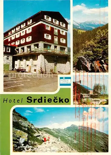 AK / Ansichtskarte Nizke_Tatry_Slovakia Hotel Srdiecko Panorama 
