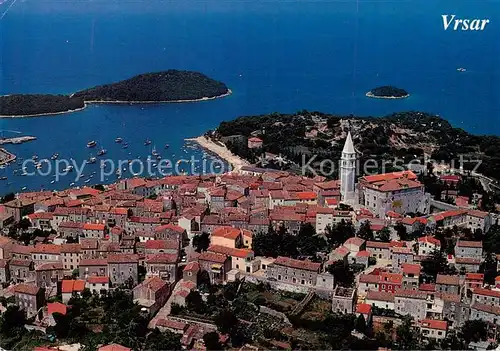 AK / Ansichtskarte Vrsar_Istria_Croatia Fliegeraufnahme 
