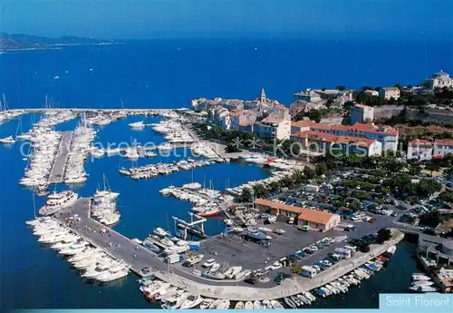 AK / Ansichtskarte Saint Florent_Haute Corse Fliegeraufnahme mit Yachthafen Saint Florent Haute Corse