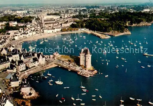 AK / Ansichtskarte Saint Malo_35 Vue generale aerienne sur le Port et la Ville 