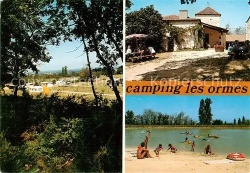 AK / Ansichtskarte St Etienne de Villereal Camping Les Ormes Strand Restaurant 