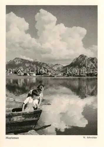 AK / Ansichtskarte Hopfensee_Fuessen Seepanorama 