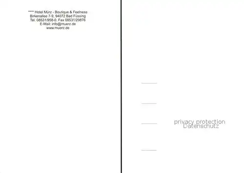 AK / Ansichtskarte Bad_Fuessing Hotel Muerz Bad_Fuessing