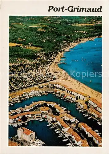 AK / Ansichtskarte Port_Grimaud Camping Caravaning Les Prairies de la Mer Vue aerienne Port Grimaud