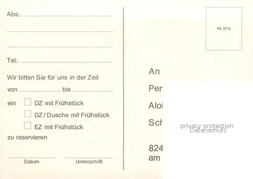 AK / Ansichtskarte Schoenau_Koenigssee Pension Warteck Gastraum Schoenau Koenigssee