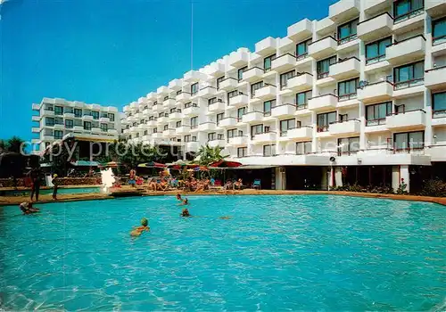 AK / Ansichtskarte Santa_Eulalia_del_Rio_Ibiza_ES Hotel Augusta Pool 