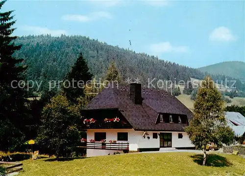 AK / Ansichtskarte Menzenschwand Gaestehaus Ankenfelsen Menzenschwand