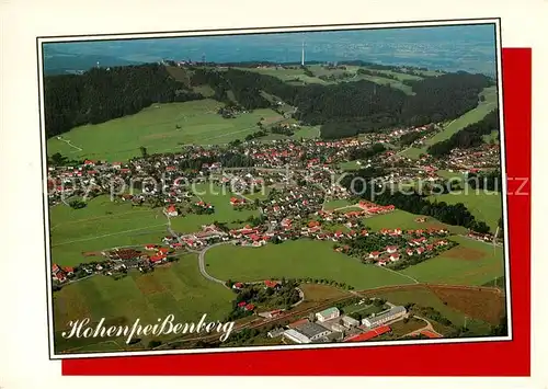 AK / Ansichtskarte Hohenpeissenberg Fliegeraufnahme mit Berggasthof Bayerischer Rigi Hohenpeissenberg