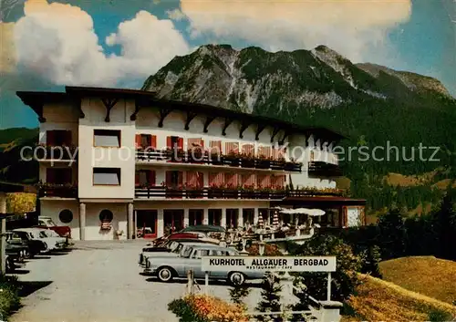 AK / Ansichtskarte Oberstdorf Sanatorium Kurhotel Allgaeuer Bergbad Oberstdorf