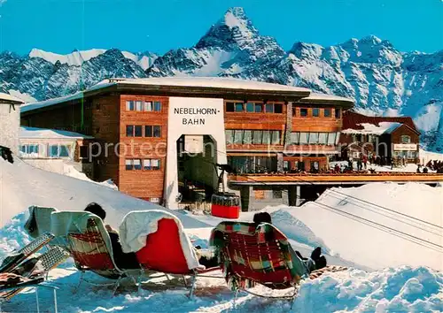 AK / Ansichtskarte Oberstdorf Nebelhorn Bergstation Oberstdorf