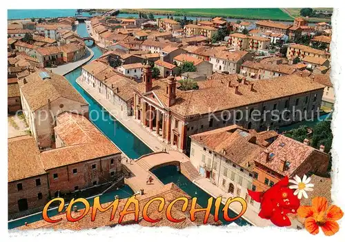 AK / Ansichtskarte Comacchio_Ferrara_IT Panorama Ospedale S Camillo e Ponte degli Sbirri 