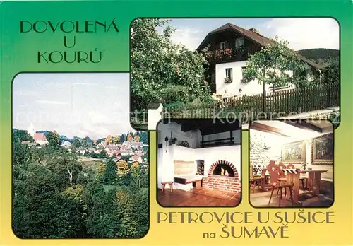 AK / Ansichtskarte Petrovice u Susice na Sumave Dovolena u Kouru 