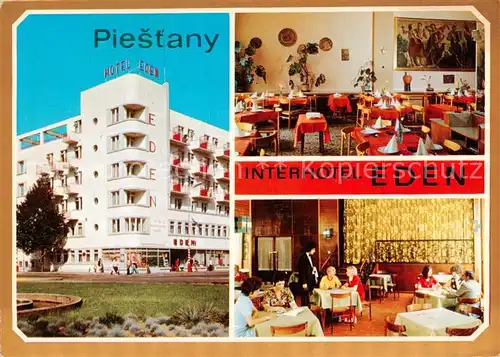 AK / Ansichtskarte Piestany_SK Interhotel Eden Gastraum Foyer 