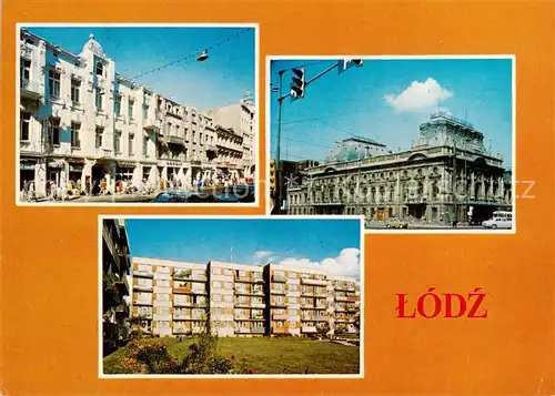 AK / Ansichtskarte Lodz_Litzmannstadt Piotrkowskiej Strasse Museum Wohnsiedlung 