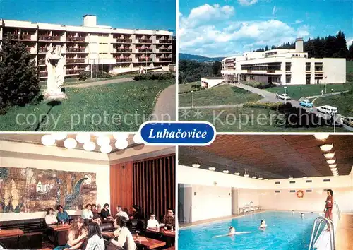 AK / Ansichtskarte Luhacovice_CZ Zotavovny Fontana a Pratelstvi Erholungsheim Hallenbad 