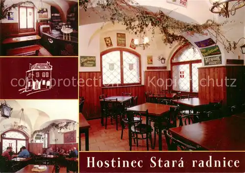 AK / Ansichtskarte Praha_Prahy_Prague Hostinec Stara radnice Gasthof Altes Rathaus Praha_Prahy_Prague