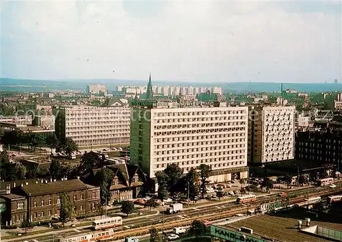 AK / Ansichtskarte Katowice Stadtpanorama Hotel Katowice
