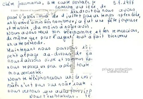 AK / Ansichtskarte Olivet_45_Loiret Maison d Accueil Les Mulotieres 