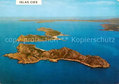 AK / Ansichtskarte Islas_Cies_Vigo_Galicia_ES Fliegeraufnahme 