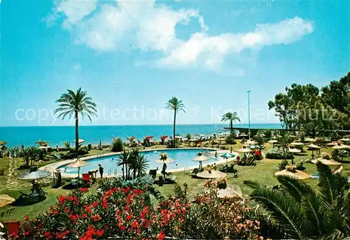 AK / Ansichtskarte Torremolinos_ES Jardines y piscina Gran Hotel Nautilus 