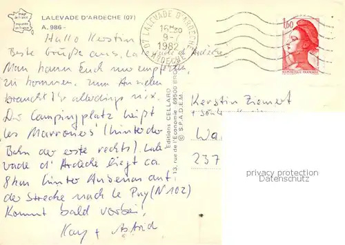 AK / Ansichtskarte Lalevade d_Ardeche_07 Vues d ensemble 