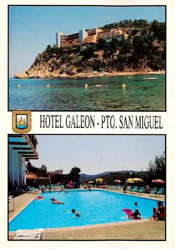 AK / Ansichtskarte Puerto_San_Miguel_Ibiza Hotel Galeon Piscina 
