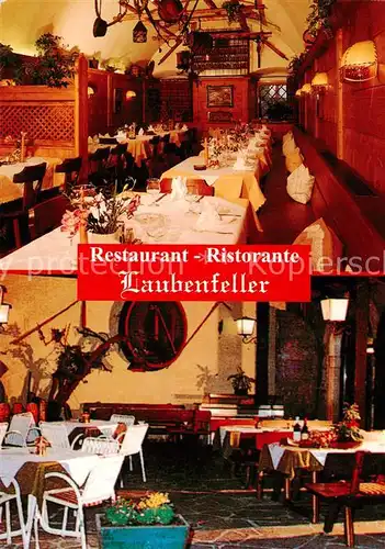 AK / Ansichtskarte Meran_Merano Restaurant Laubenkeller Meran Merano