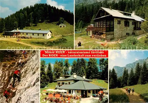 AK / Ansichtskarte Mendelpass_1363m_Passo_della_Mendola_IT Wandergebiet Monte Roen Roenalm ueberetscher Huette Klettersteig Schutzhaus Halbweg 