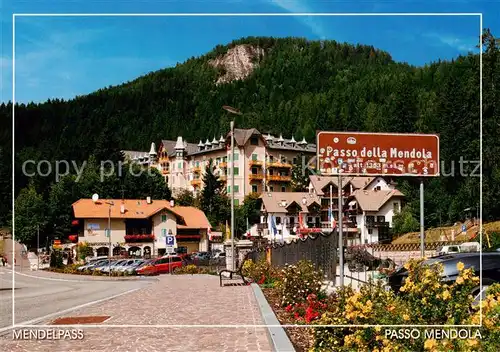 AK / Ansichtskarte Mendelpass_1363m_Passo_della_Mendola_IT Berghotel Tourismus  und Wandergebiet 