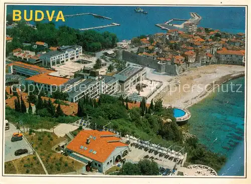 AK / Ansichtskarte Budva_Montenegro Fliegeraufnahme 