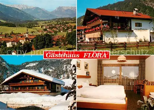 AK / Ansichtskarte Reit_Winkl Panorama Gaestehaus Flora Gaestezimmer Reit_Winkl