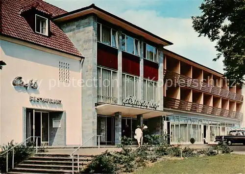 AK / Ansichtskarte Bad_Salzuflen Staatl Hotel Schwaghof Bad_Salzuflen