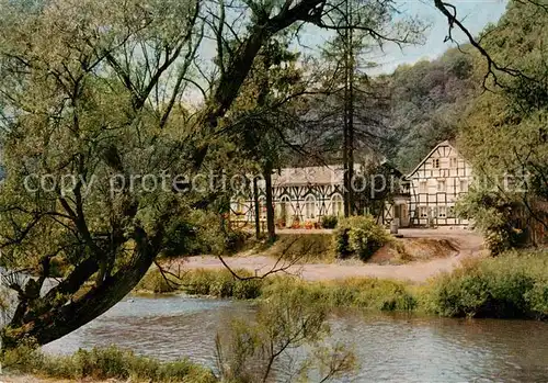 AK / Ansichtskarte Glueder_Solingen Cafe Parkrestaurant Zur Solinger Talsperre an der Wupper Glueder Solingen