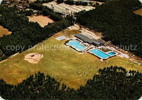 AK / Ansichtskarte Walbeck_Rheinland Freizeitzentrum mit beheiztem Waldfreibad und Restaurant Fliegeraufnahme Walbeck_Rheinland