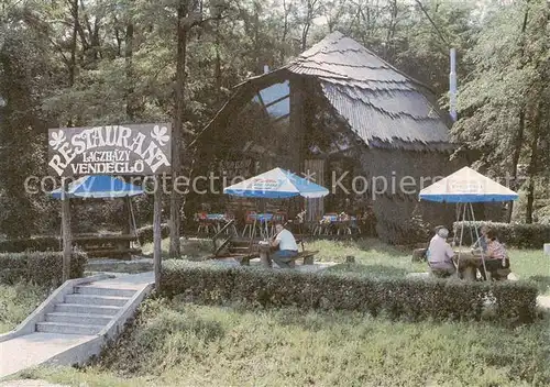 AK / Ansichtskarte Laczhazy_Vendegloe_HU Restaurant Lagzhazy Vendegloe 