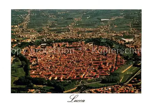 AK / Ansichtskarte Lucca_Toscana_IT Fliegeraufnahme 