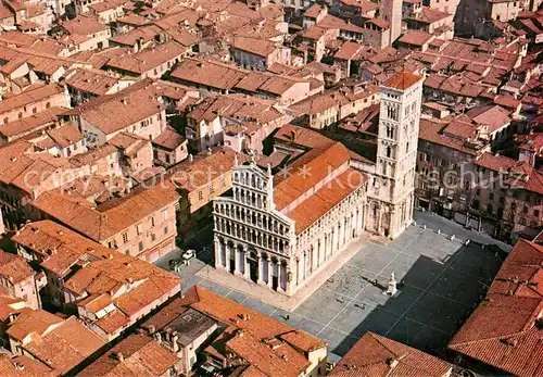 AK / Ansichtskarte Lucca_Toscana_IT San Michele Veduta aerea 