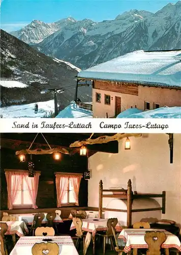 AK / Ansichtskarte Luttach_Ahrntal_Lutago_Suedtirol_IT Campo Tures Lutago Gaststube 