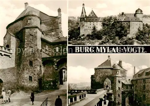 AK / Ansichtskarte Mylau Burg Mylau Details Mylau