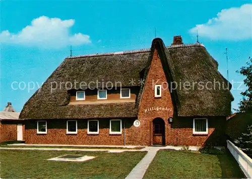 AK / Ansichtskarte Wenningstedt_Sylt Friesenhaus Hilligenlei Haus Paulsen Wenningstedt_Sylt