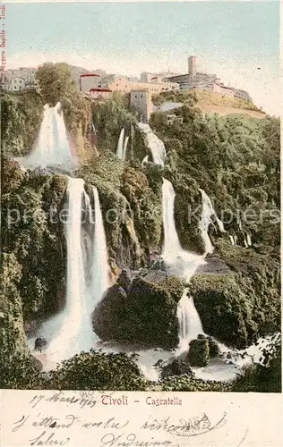 AK / Ansichtskarte Tivoli__Roma_IT Cascatelle 