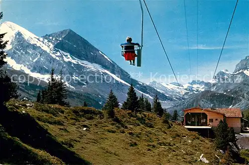 AK / Ansichtskarte Sessellift Kandersteg Sessellift